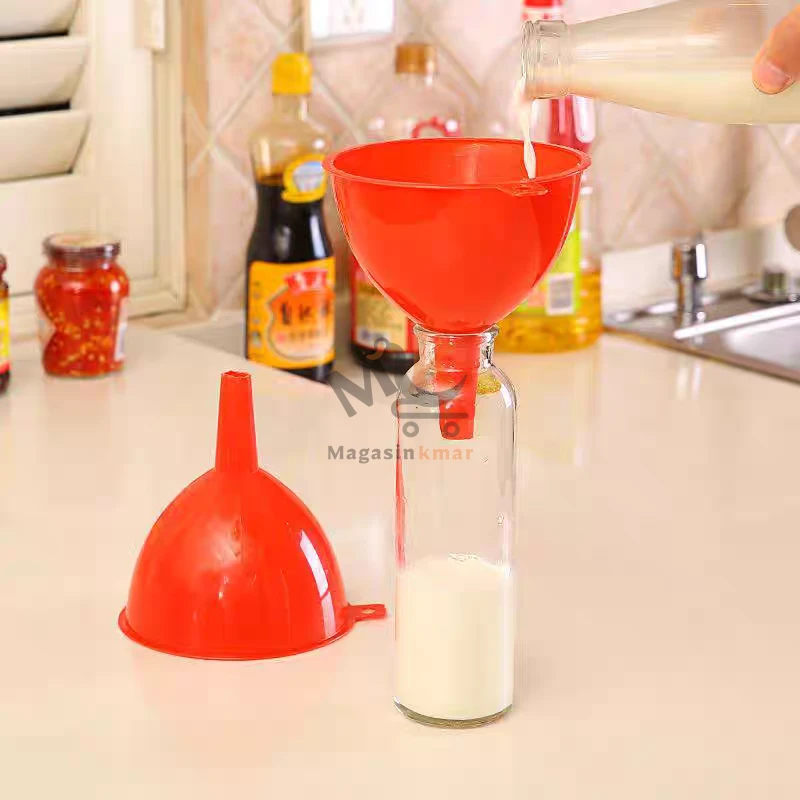 Lot de 3 entonnoirs en plastique – Différentes tailles pour cuisine