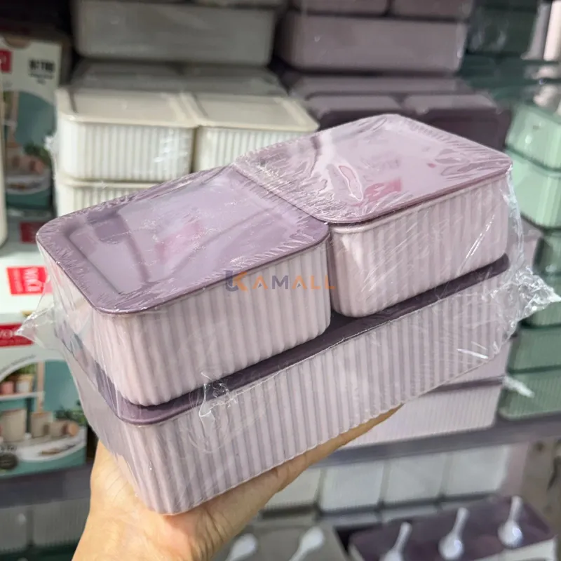 Set de 3 Boîtes de Rangement en Plastique