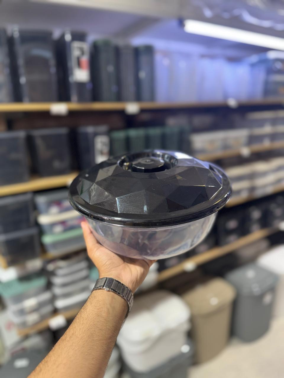 Seau Noir en Plastique 20 L – Grand Seau Résistant pour Nettoyage Intensif et Usage Domestique