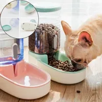 Distributeur de Nourriture pour Animaux en Plastique – Contenant pratique pour chiens et chats