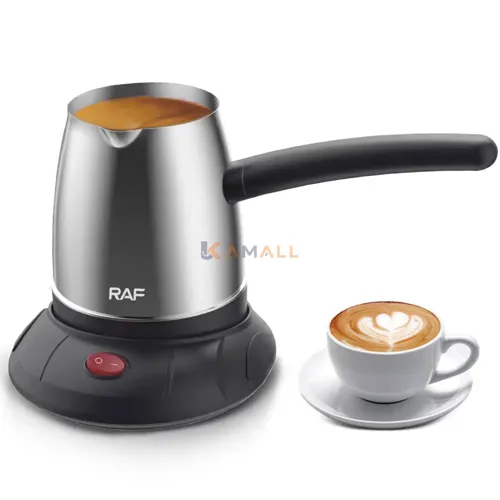 Cafetière Électrique en Inox 500 ml – 600W, machine à café compacte pour usage rapide à domicile
