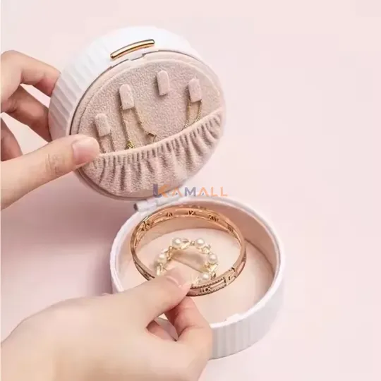 Boîte à Bagues en Plastique 9 cm – Coffret de rangement pratique pour bijoux et accessoires
