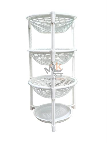 Etagère a 3 compartiments en plastique