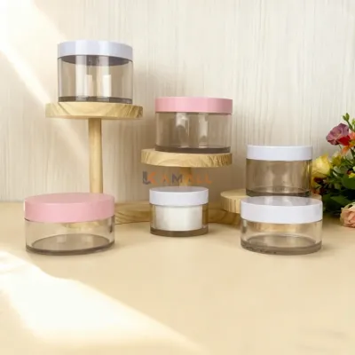 Lot de 3 Mini Boîtes de Conservation en Verre 170 ml avec Couvercle en Plastique