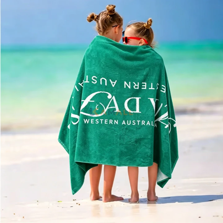 Drap de plage 1,86 × 0,86 m – Serviette de plage en tissu confortable