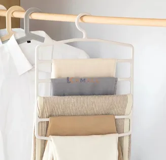 Cintre Multifonction à 5 Niveaux en Plastique