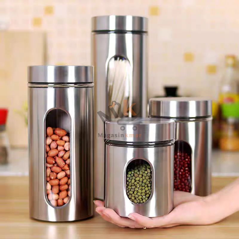 Porte-épices en verre – 20 *8,5cm – Rangement élégant pour cuisine