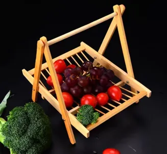 Panier à fruits en bois – Corbeille décorative et pratique