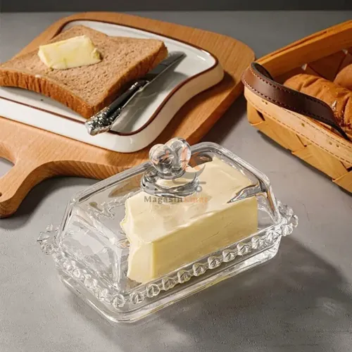 Beurrier en verre