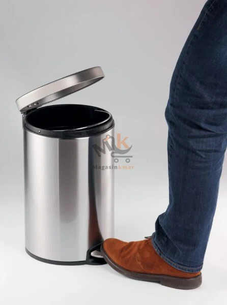 Poubelle en métal 11 L – Modèle MM robuste et compact