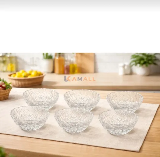 Lot de 4 Bols en Verre 245 ml – Bols Élégants pour Desserts, Fruits, Sauces et Apéritifs