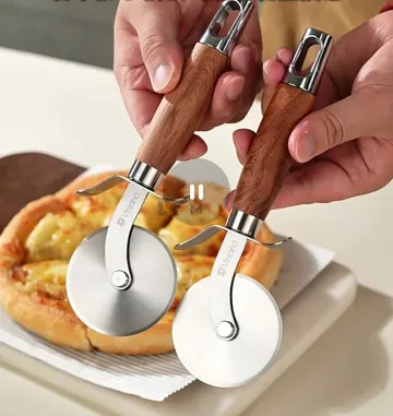 Roulette à Pizza en Inox  – Coupe-pizza précis et facile pour cuisine et pâtisserie