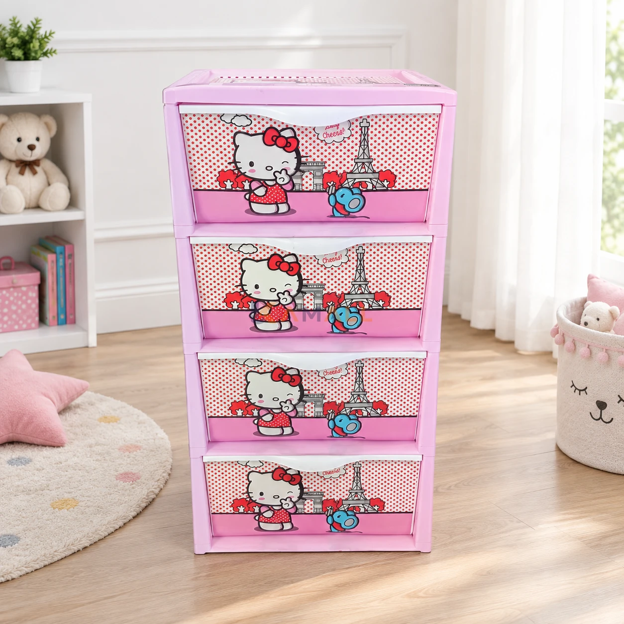 Armoire SOTUFAB en plastique 4 étages