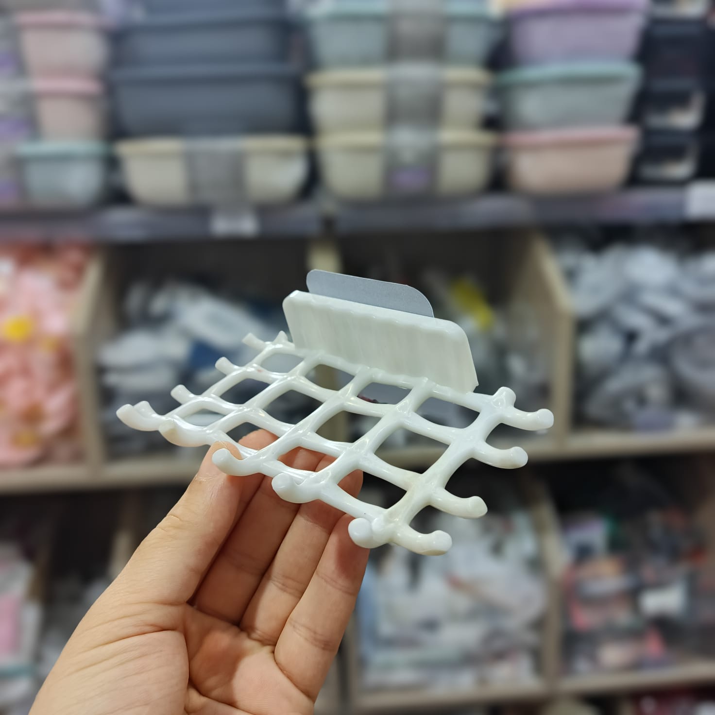 Porte-Savon en Plastique – Support Pratique pour Salle de Bain et Cuisine