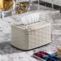 Porte-papier en simili cuir