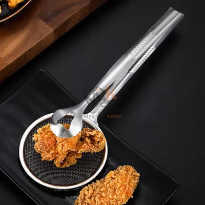 Pince passoire en acier – 27 cm – Égouttage rapide et sécurisé