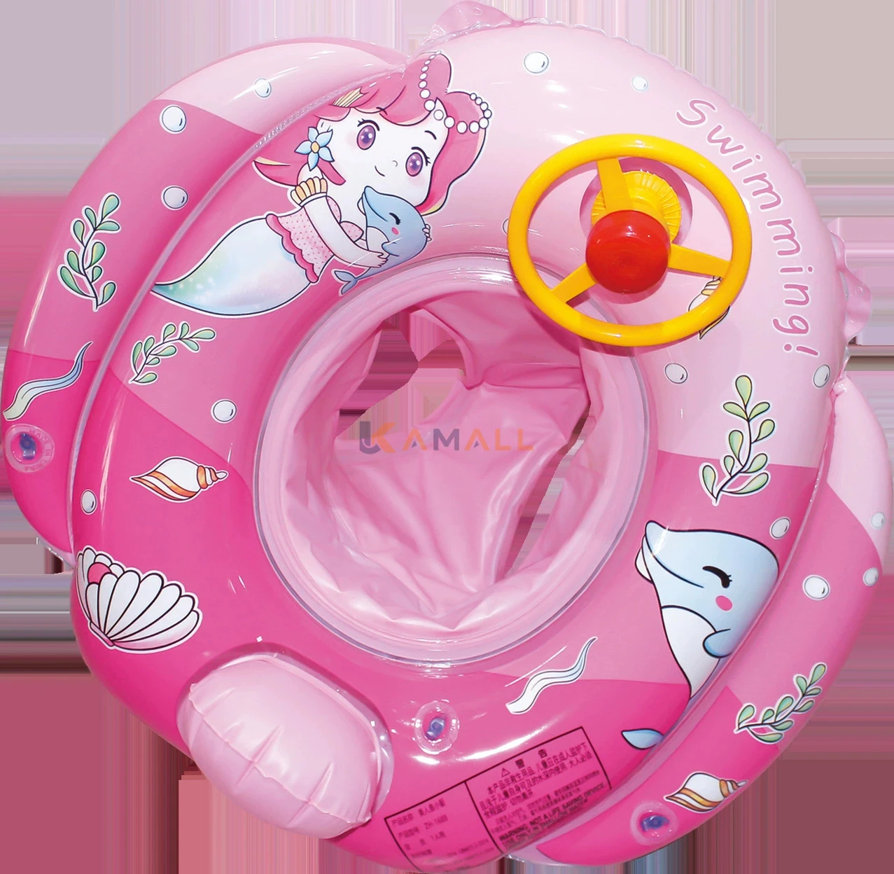 Bouée gonflable avec voulant pour enfant +3 ans