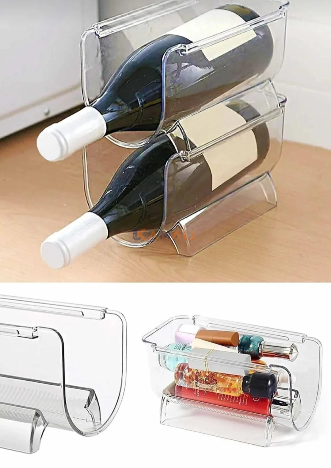 Mini Boîte de Rangement pour Réfrigérateur 22 × 12 × 11 cm en Plexiglas
