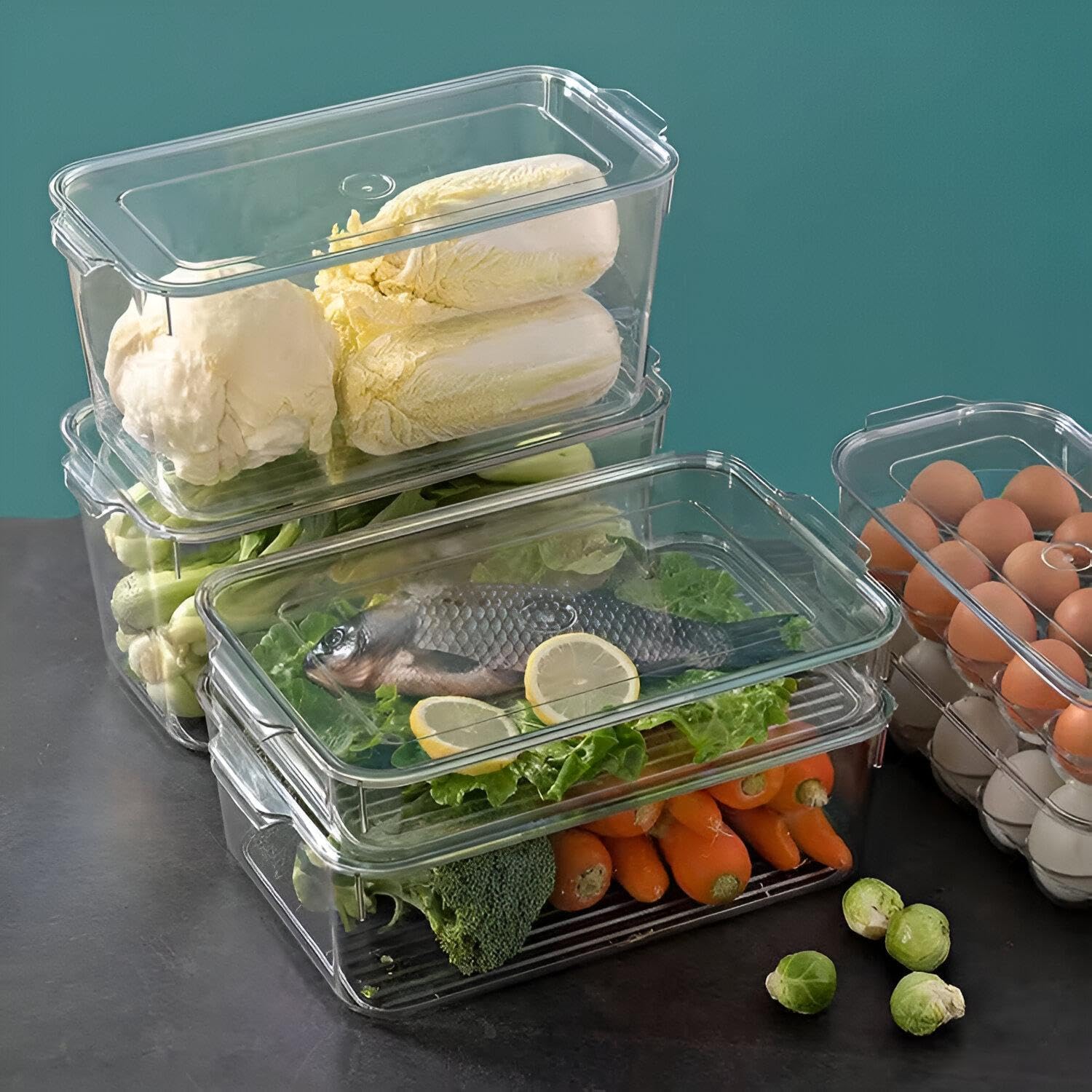Boîte de rangement en plexi avec couvercle – PM