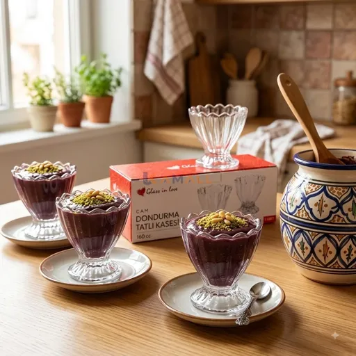 Lot de 3 Coupes à Pied en Verre 160 ml