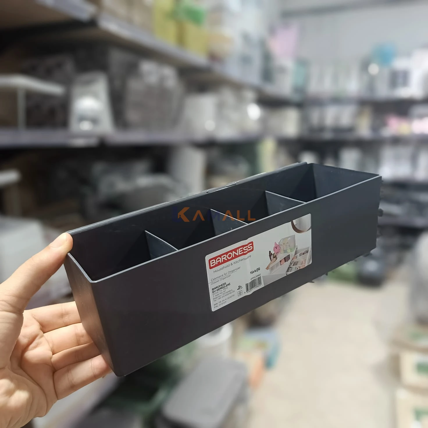 Organisateur à 4 Compartiments en Plastique