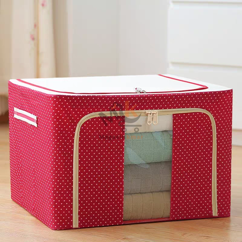 Panier de rangement vêtements avec fenêtre 50 × 40 × 32 cm
