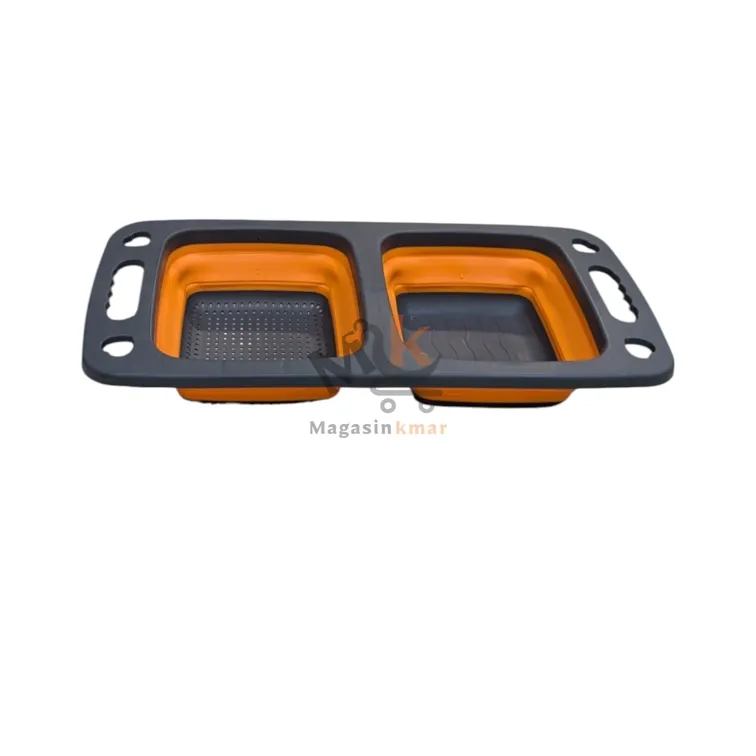 Passoire pliable carrée en plastique